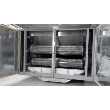 Multi-layer agricultural food fish feed mesh belt dryer